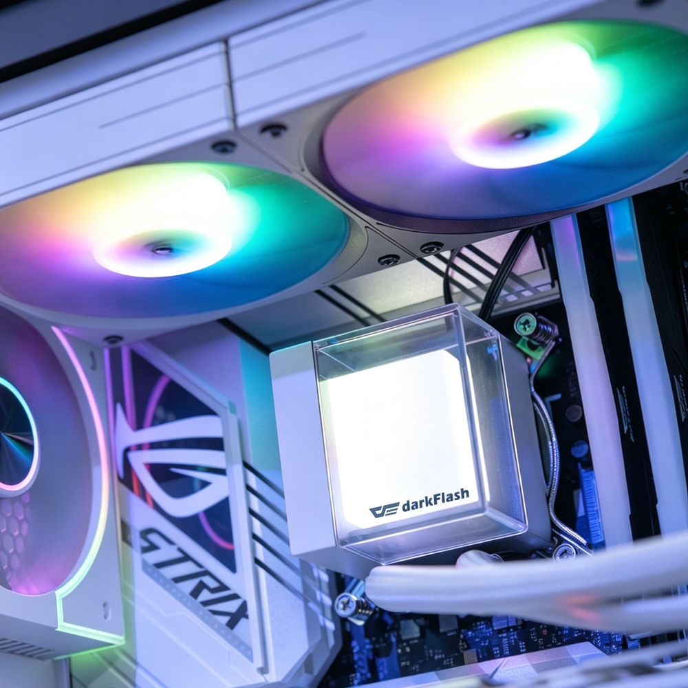 DarkFlash Cube CB240 ARGB AIO 240mm Liquid CPU Cooler