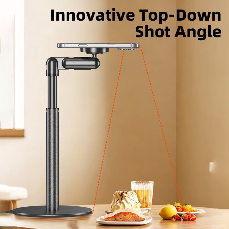 Vyvylabs K83 Desktop Retractable Magnetic Mobile Stand (Black) (K83-BK)
