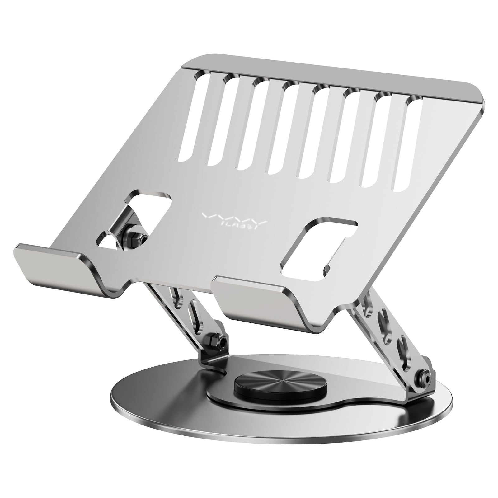 Vyvylabs X2 360 Degrees Rotation Metal Desktop Laptop Stand (Grey) (V-X2-GY)
