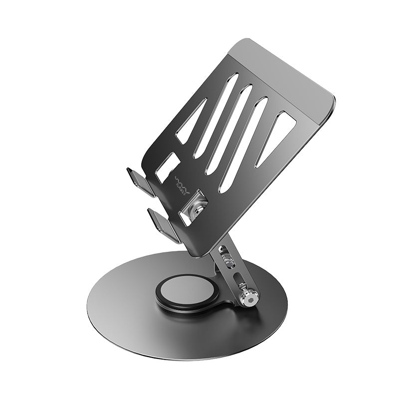 Vyvylabs PD10 360 Degrees Rotation Metal Desktop Tablet Stand (Grey) (V-PD10-GY)