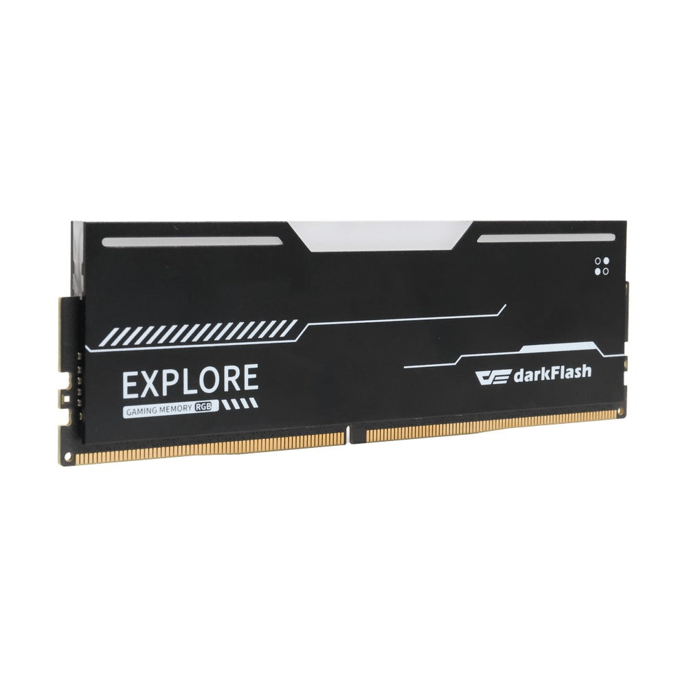 DarkFlash Explorer 16GB (1x16GB) 3200MHz 1.2v DDR4 UDIMM With RGB Gaming Memory