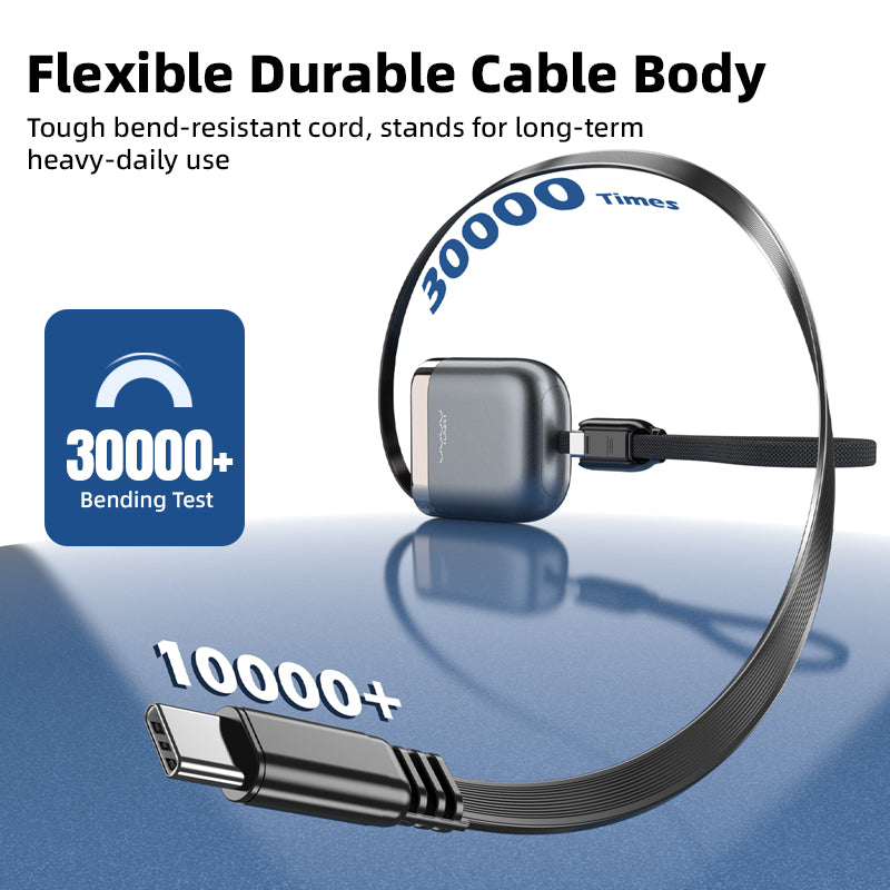 Vyvylabs Vans Retractable Cable Type-C to Type-C 240W