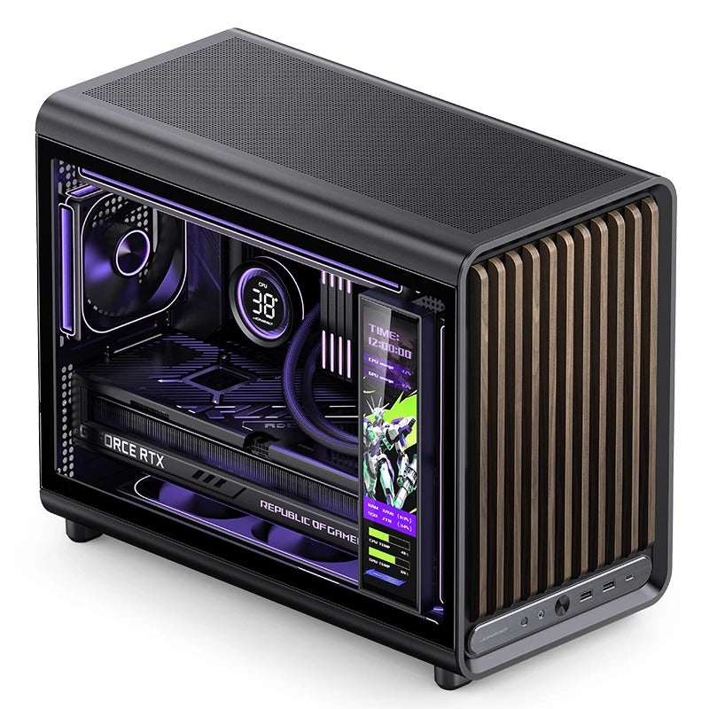 Jonsbo D33 Wood M-ATX Computer Case | DataBlitz