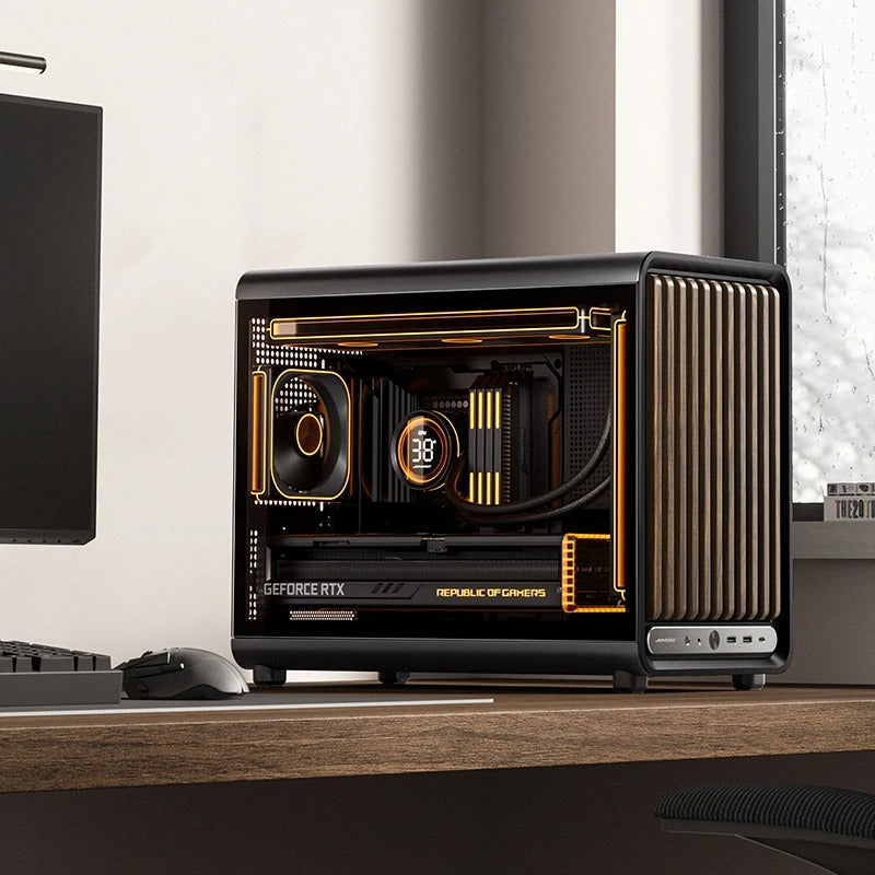 Jonsbo D33 Wood M-ATX Computer Case | DataBlitz