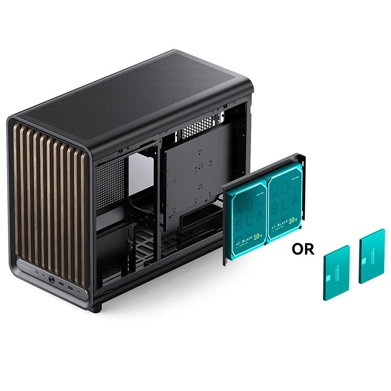 Jonsbo D33 Wood M-ATX Computer Case | DataBlitz