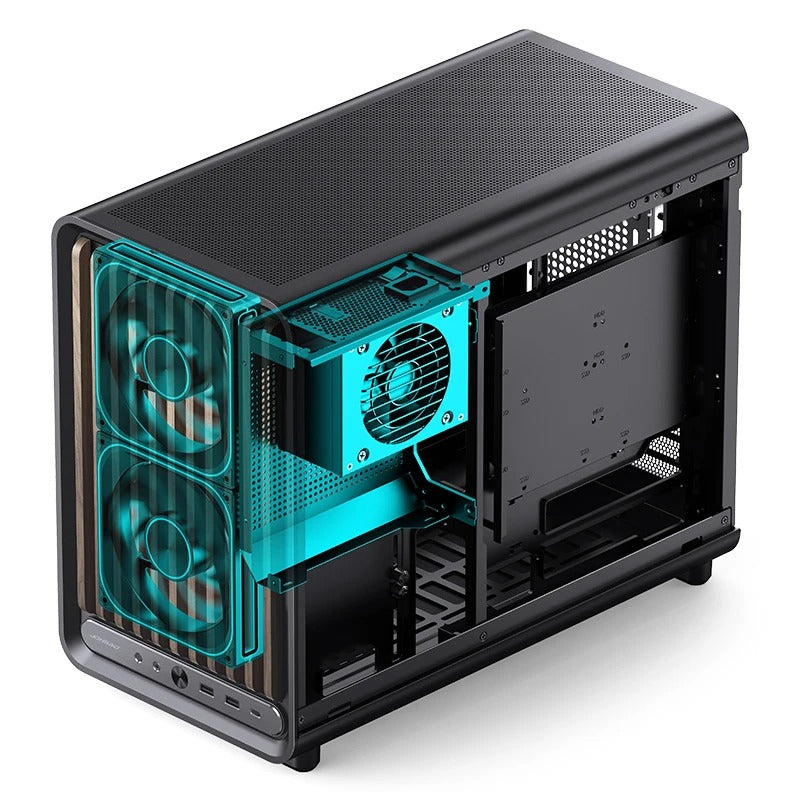 Jonsbo D33 Wood M-ATX Computer Case | DataBlitz