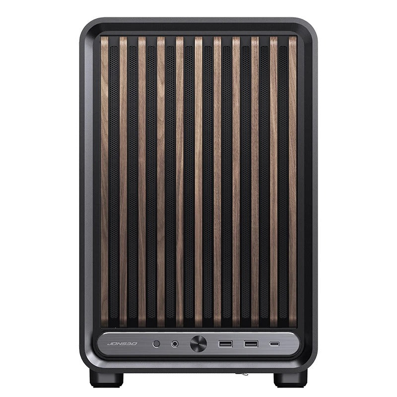 Jonsbo D33 Wood M-ATX Computer Case | DataBlitz