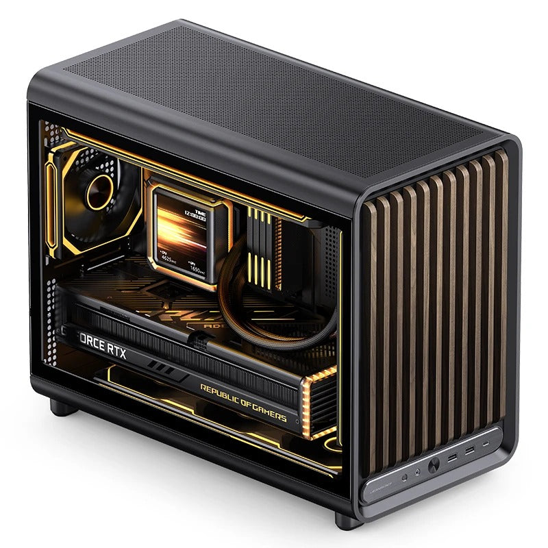 Jonsbo D33 Wood M-ATX Computer Case | DataBlitz