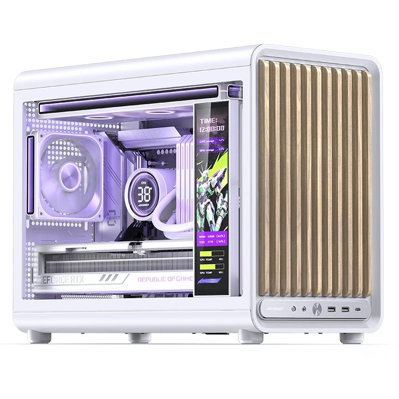 Jonsbo D33 Wood M-ATX Computer Case | DataBlitz