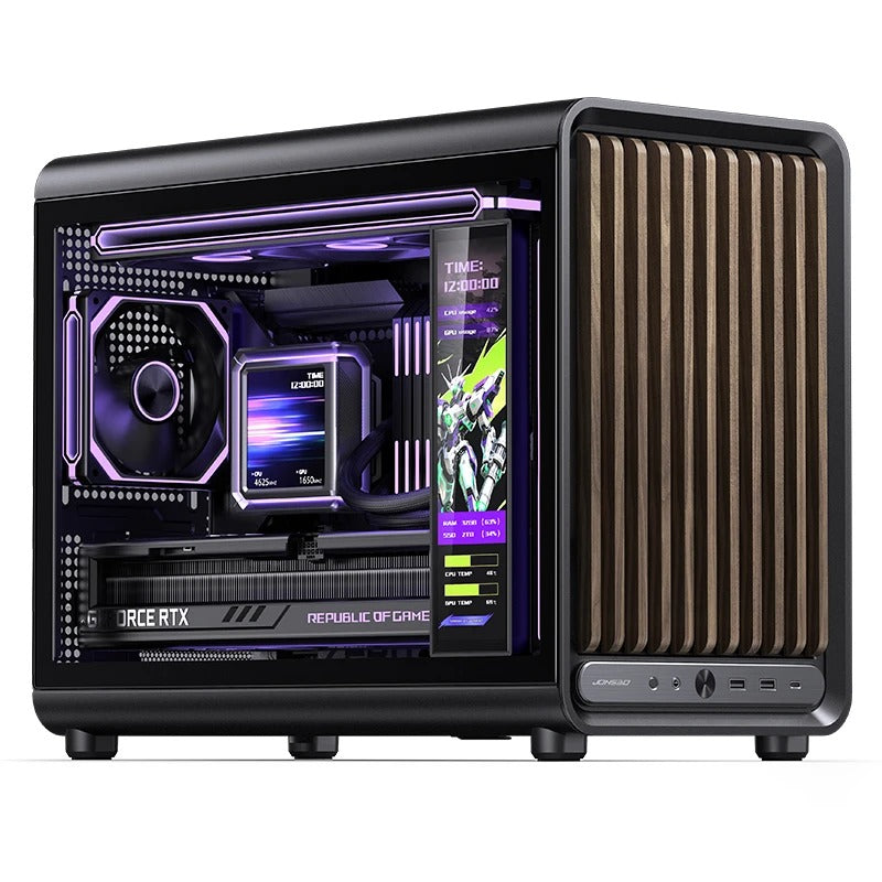 Jonsbo D33 Wood M-ATX Computer Case | DataBlitz