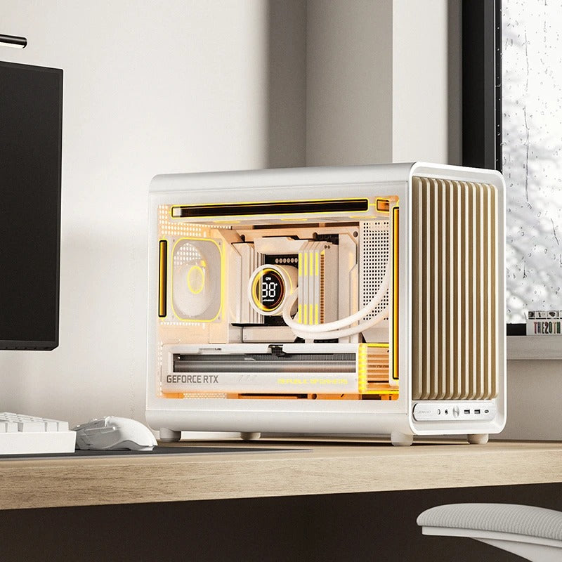 Jonsbo D33 Wood M-ATX Computer Case | DataBlitz