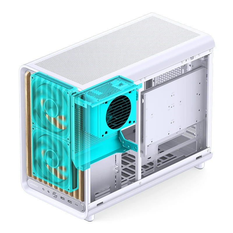 Jonsbo D33 Wood M-ATX Computer Case | DataBlitz