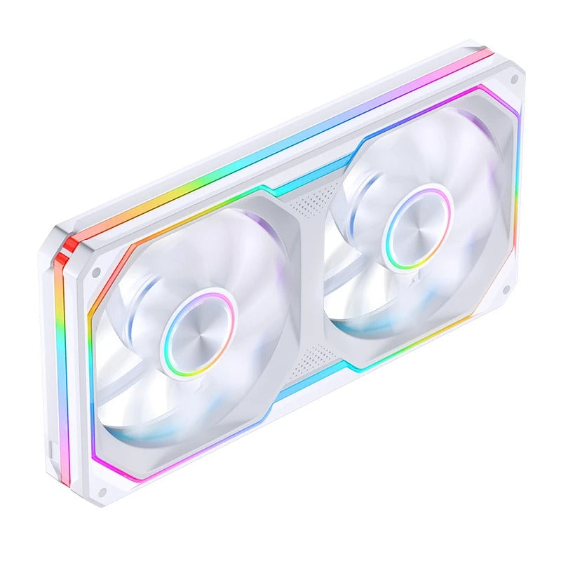 Jonsbo XA-240WR 240mm ARGB Infinity Mirror Series Fan (White)