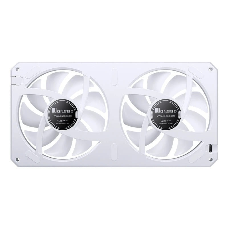 Jonsbo XA-240WR 240mm ARGB Infinity Mirror Series Fan (White)