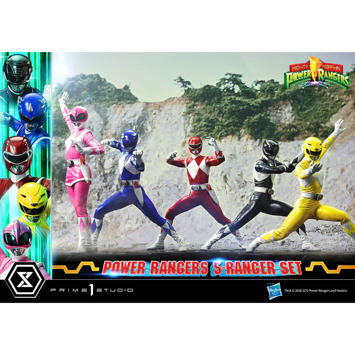 Premium Masterline Mighty Morphin Power Rangers: Power Rangers 5-Ranger Set