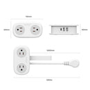 Orico AP3 7-Port 15.5W Travel Power Strip | DataBlitz