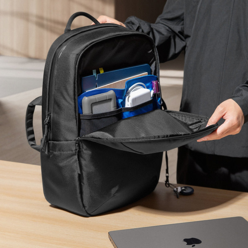 Tomtoc UrbanEx-T65 20L Laptop Backpack (Black) (T65S1D1)