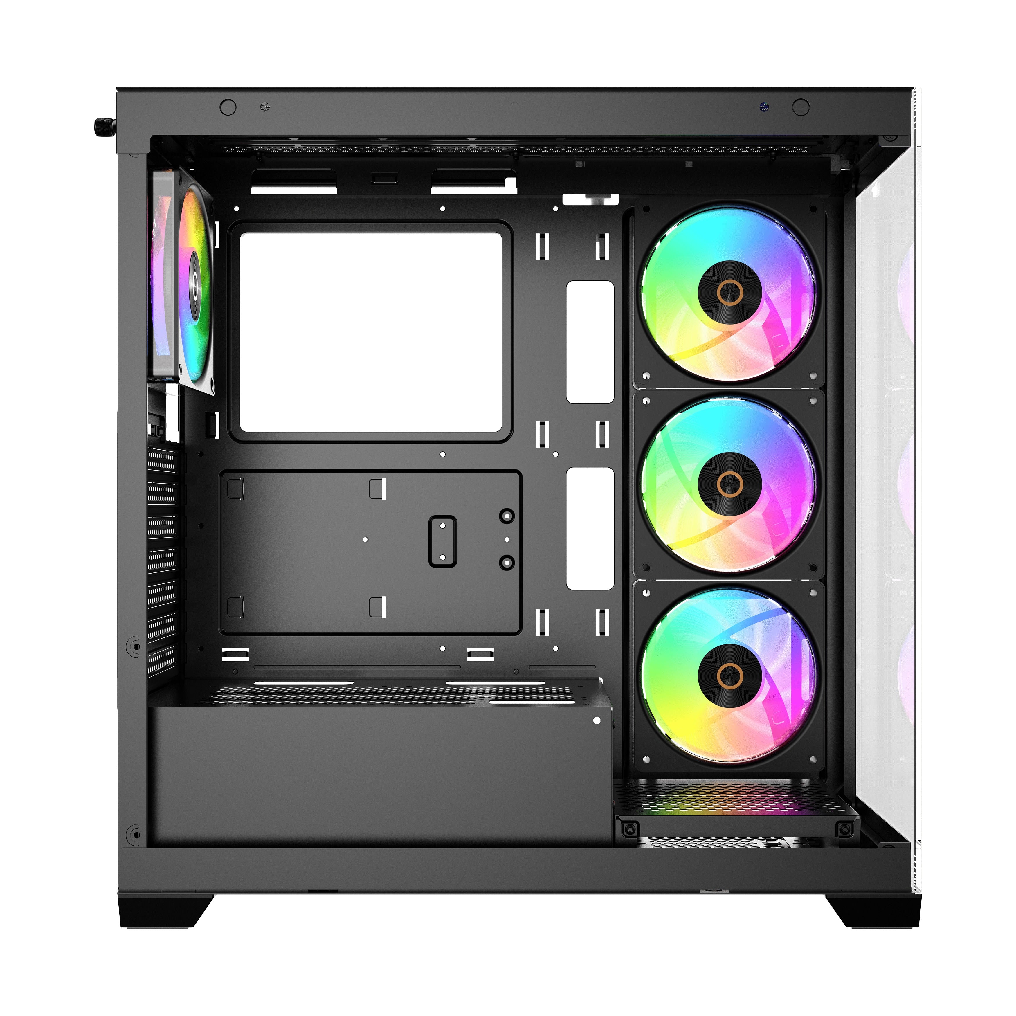 Ocypus Gamma C72 ARGB Mid-Tower Panoramic View Case with ARGB Fans | DataBlitz