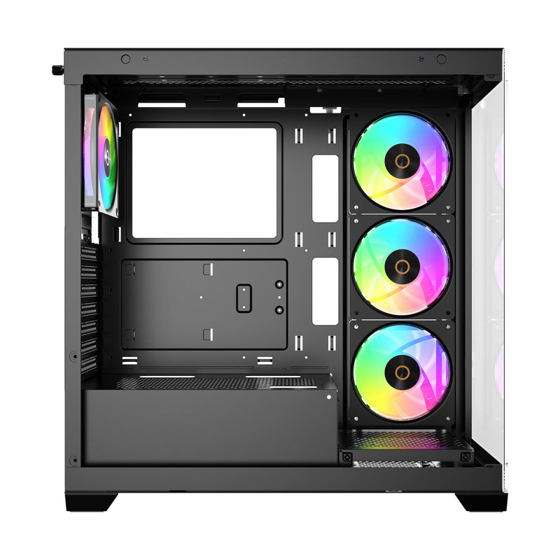 Ocypus Gamma C72 ARGB Mid-Tower Panoramic View Case with ARGB Fans | DataBlitz