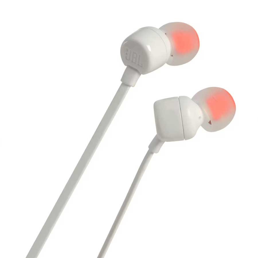 JBL Tune 110 In-Ear Headphones (White)