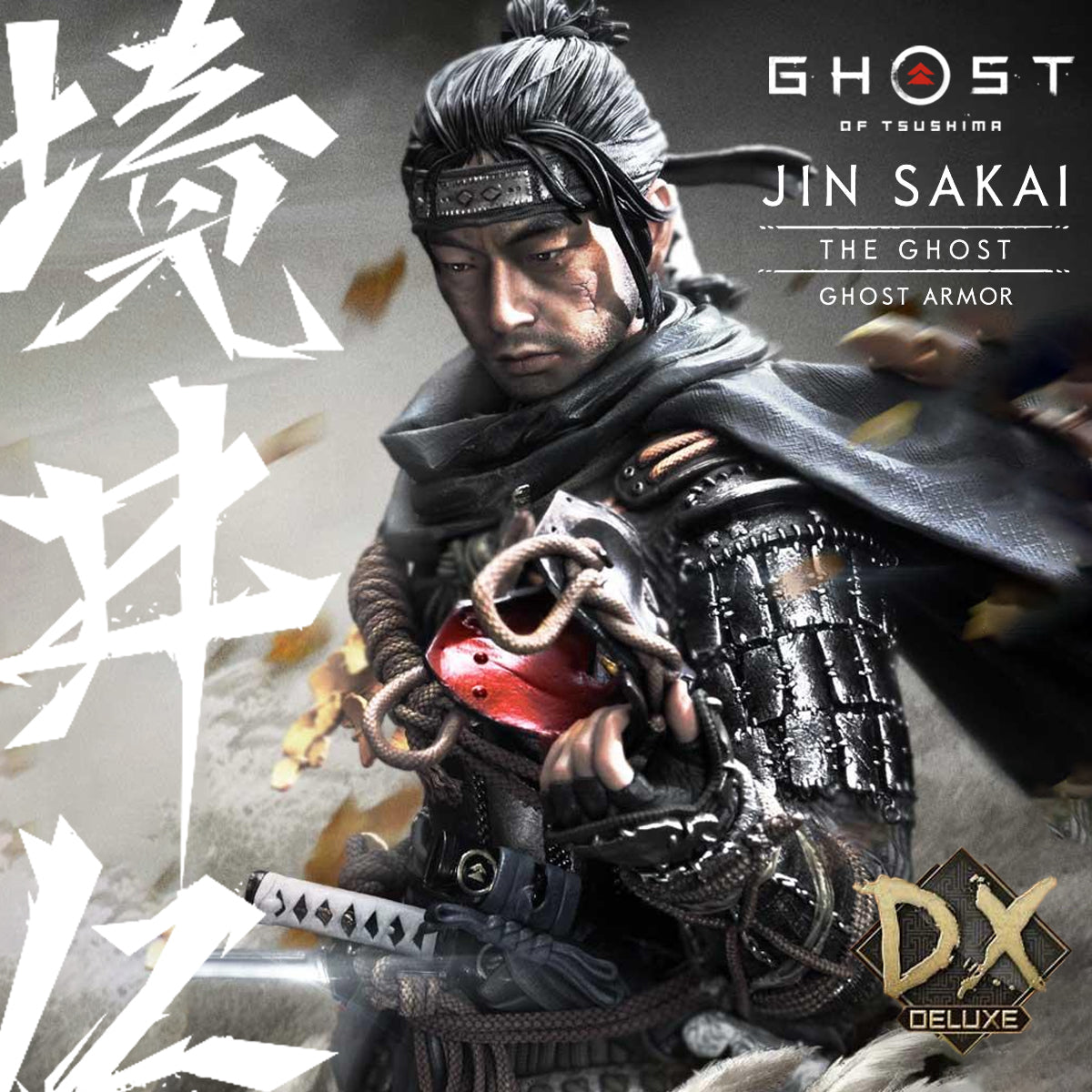 Ultimate Premium Masterline Ghost of Tsushima Jin Sakai, The Ghost - Ghost Armor