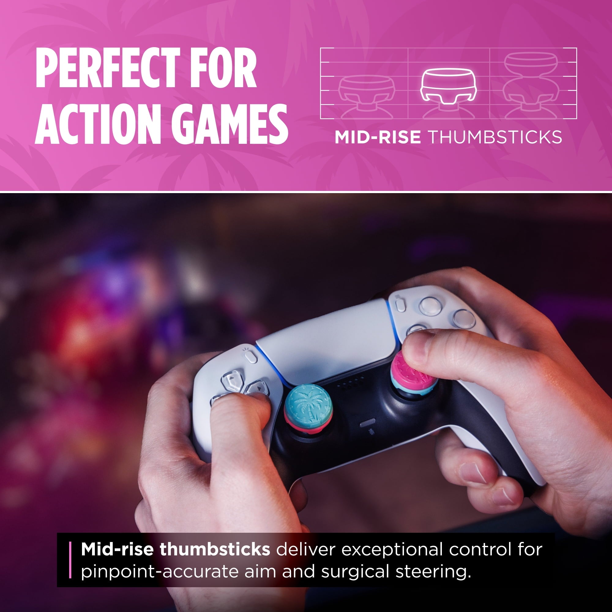SteelSeries Kontrolfreek Action Adventure Thumbsticks Heist Edition