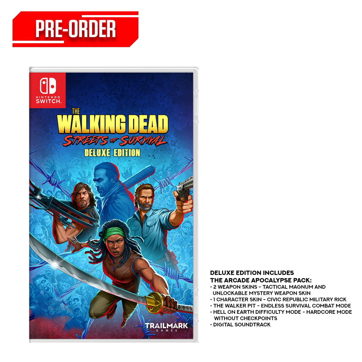Nintendo Switch The Walking Dead Streets of Survival Deluxe Edition