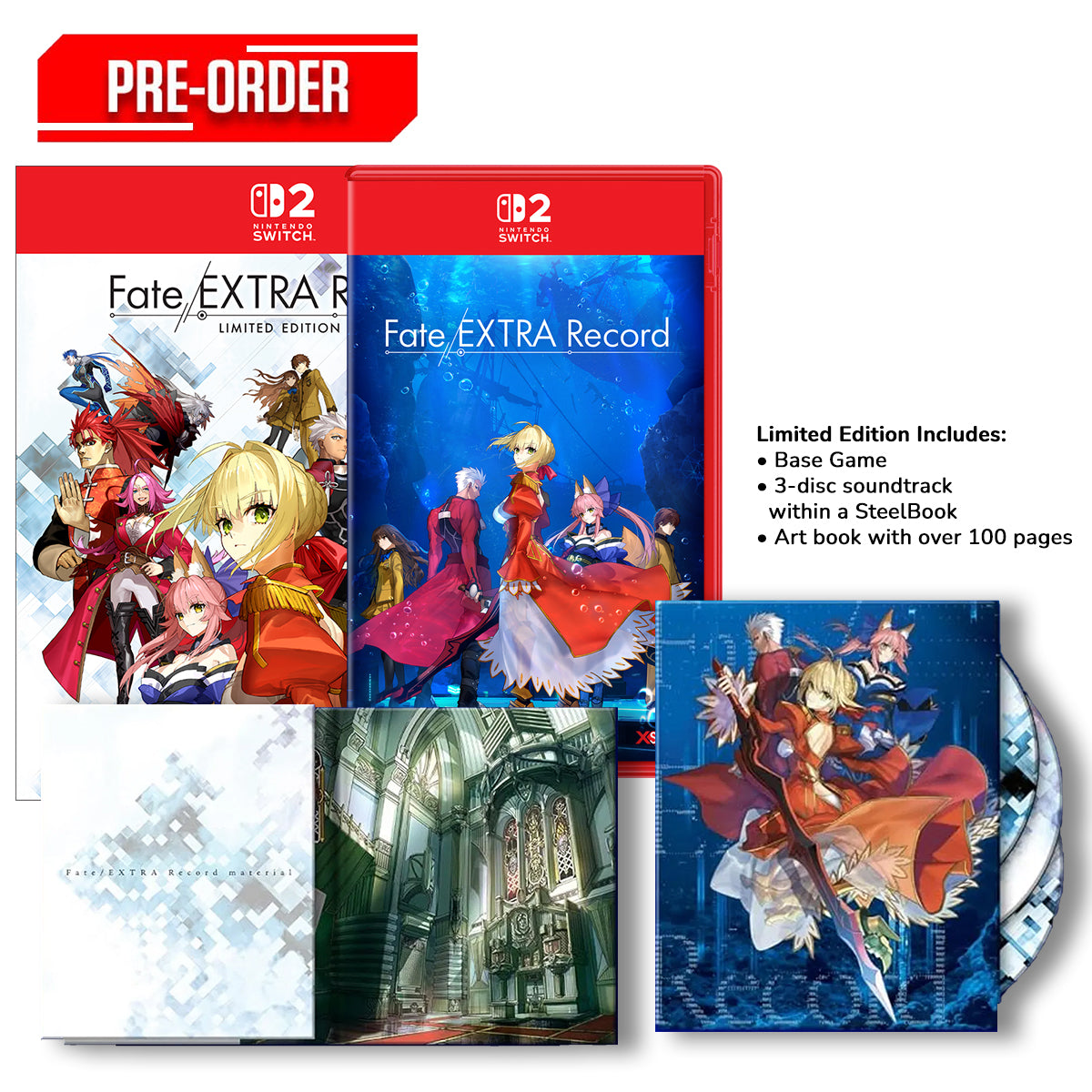 Nintendo Switch 2 Fate/EXTRA Record Limited Edition