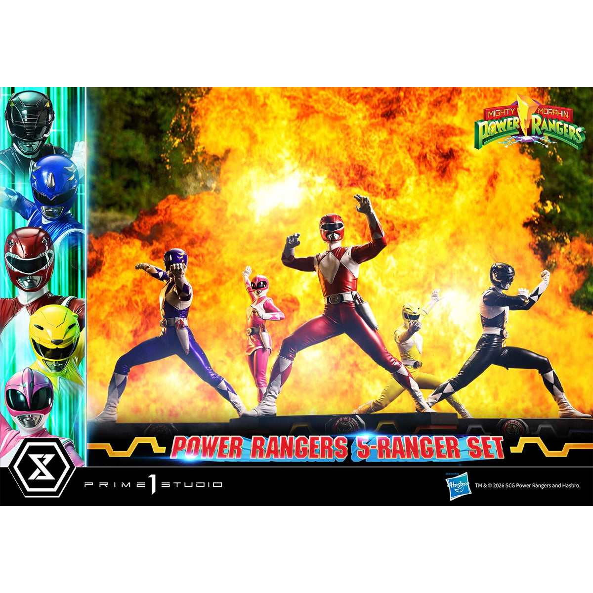 Premium Masterline Mighty Morphin Power Rangers: Power Rangers 5-Ranger Set