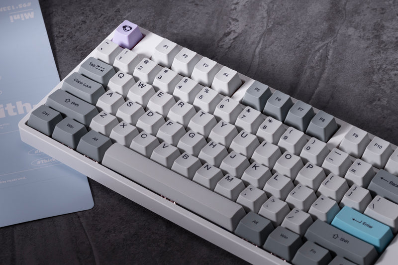 Akko 5087S Via RGB Hot-Swappable Mechanical Keyboard Silent (Gateron Pink-Lubed)