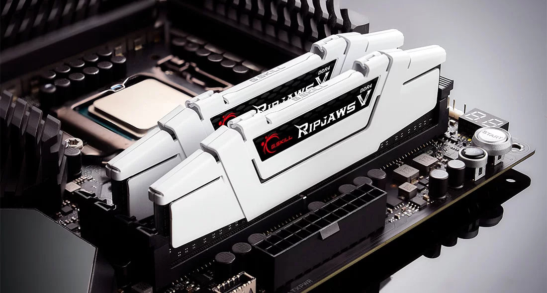 G.Skill Ripjaws V 32GB (2 X 16GB) DDR4-3600 Memory (White) (F4-3600C18D-32GVW) | DataBlitz