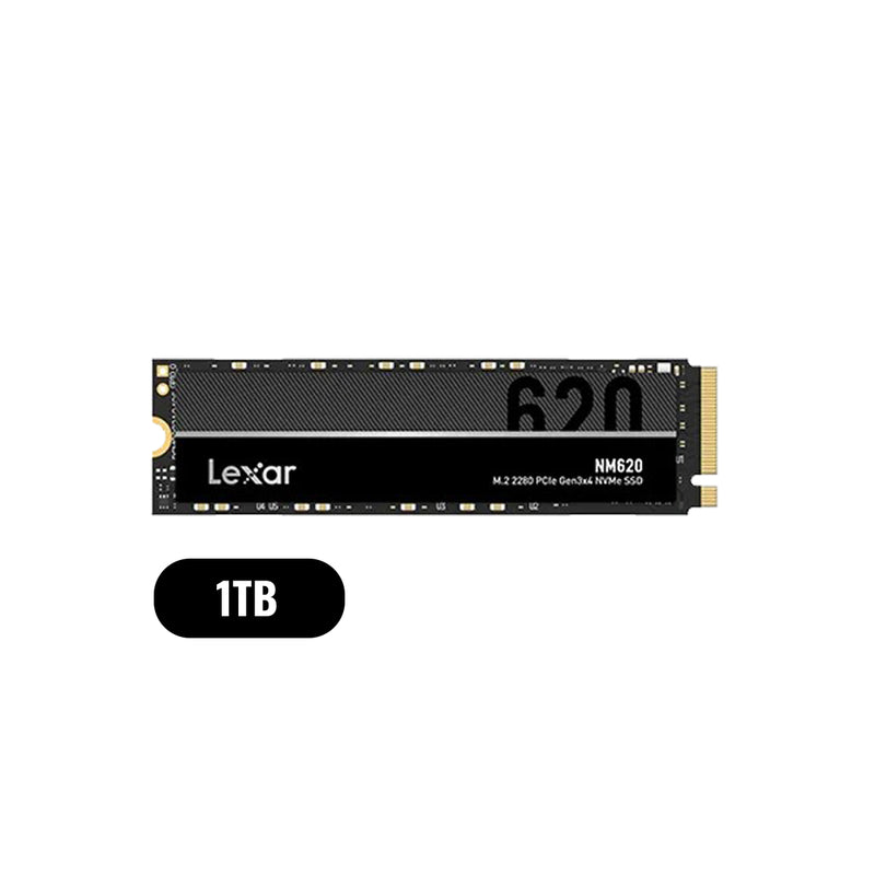 Lexar NM620 M.2 2280 3500MB/s Read PCIe Gen3x4 NVMe SSD (256GB, 512GB, 1TB, 2TB) (LNM620X512G-RNNNG, LNM620X001T-RNNNG, LNM620X002T-RNNNG)