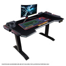 Dragonwar Height Adjustable RGB Light Effect Gaming Desk 2 Fold (GT-007)