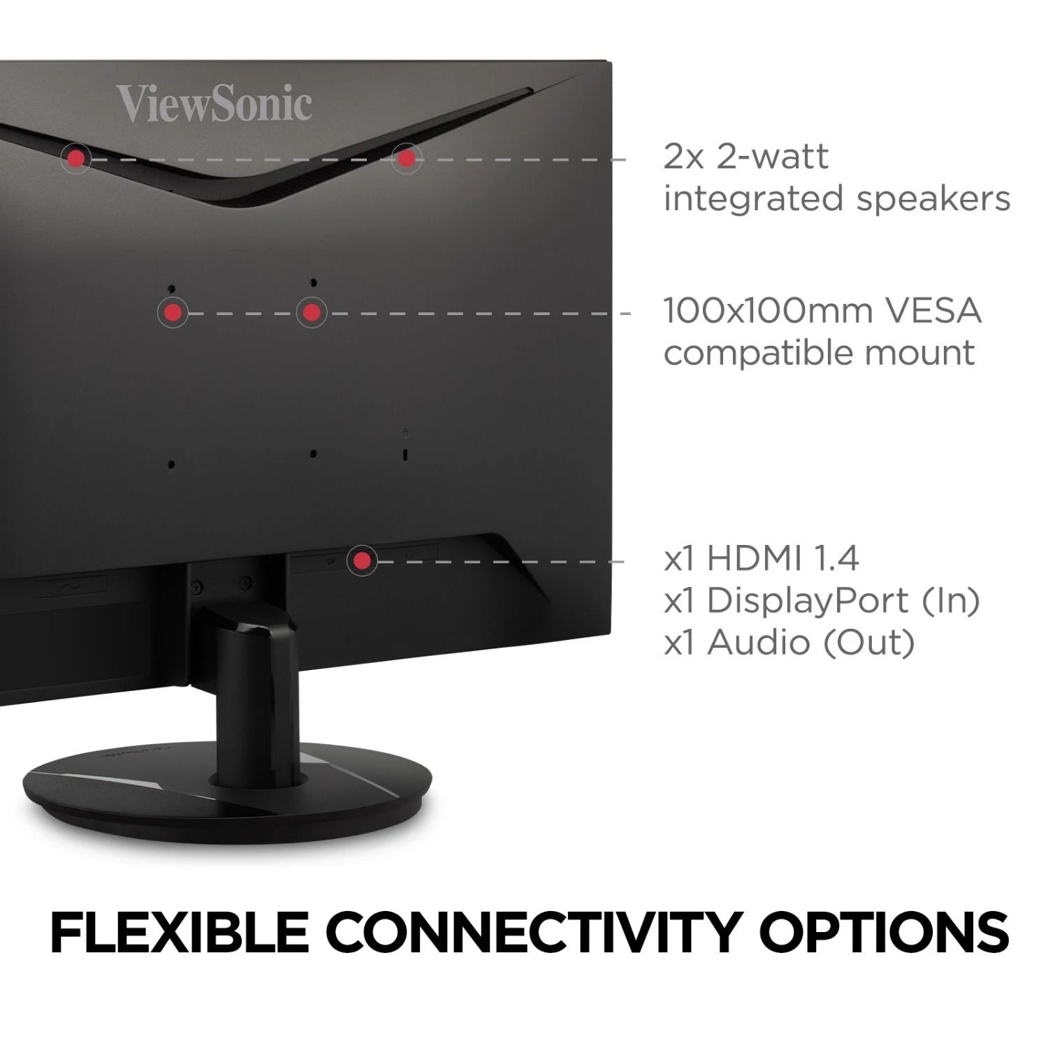 Viewsonic Omni VX2716 27" FHD IPS 100Hz 1ms AMD Freesync Gaming Monitor