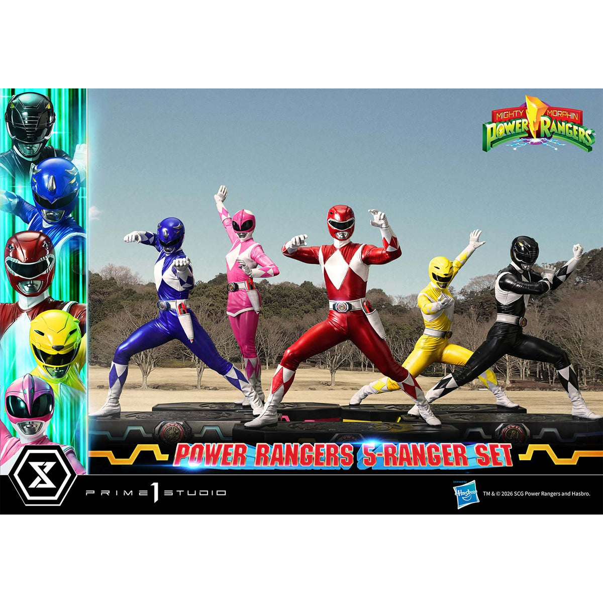 Premium Masterline Mighty Morphin Power Rangers: Power Rangers 5-Ranger Set