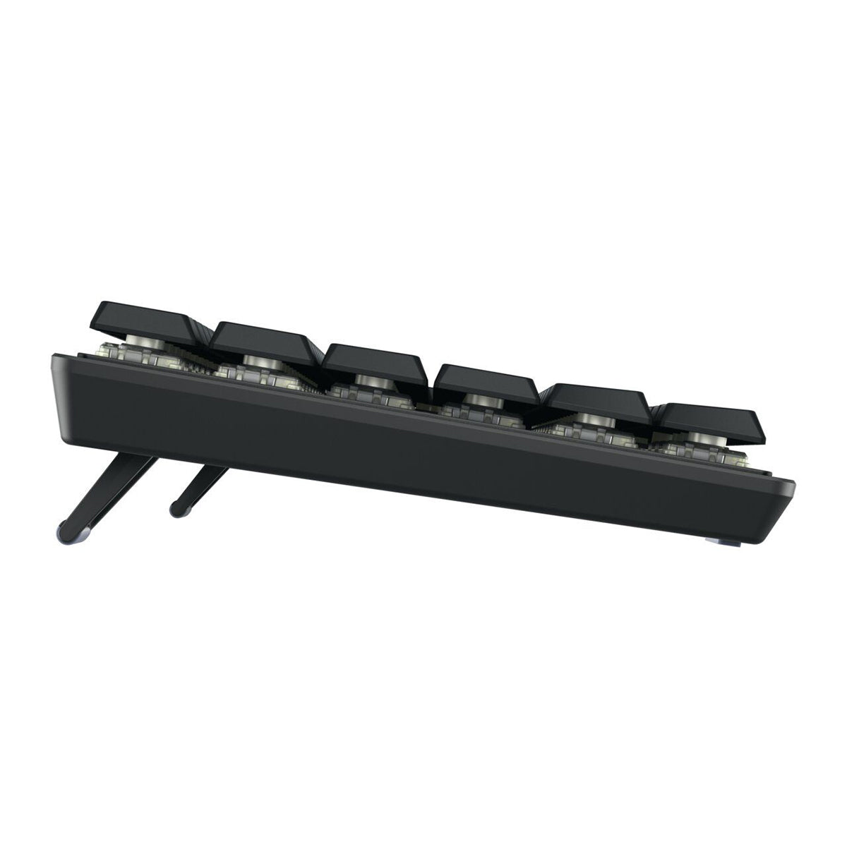 Cherry KW 550 MX LP Low Profile Mechanical Keyboard (Black/Grey) (Cherry MX LP 2.0 Ivory Switch)