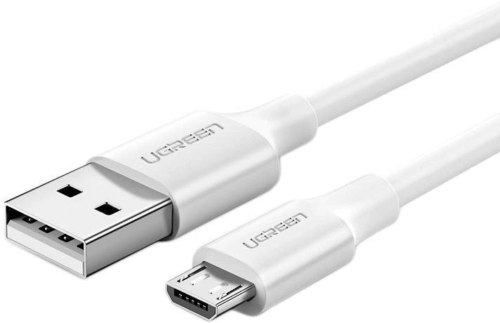 UGreen Micro USB Male To USB 2.0 A Male Cable - 1m (White)