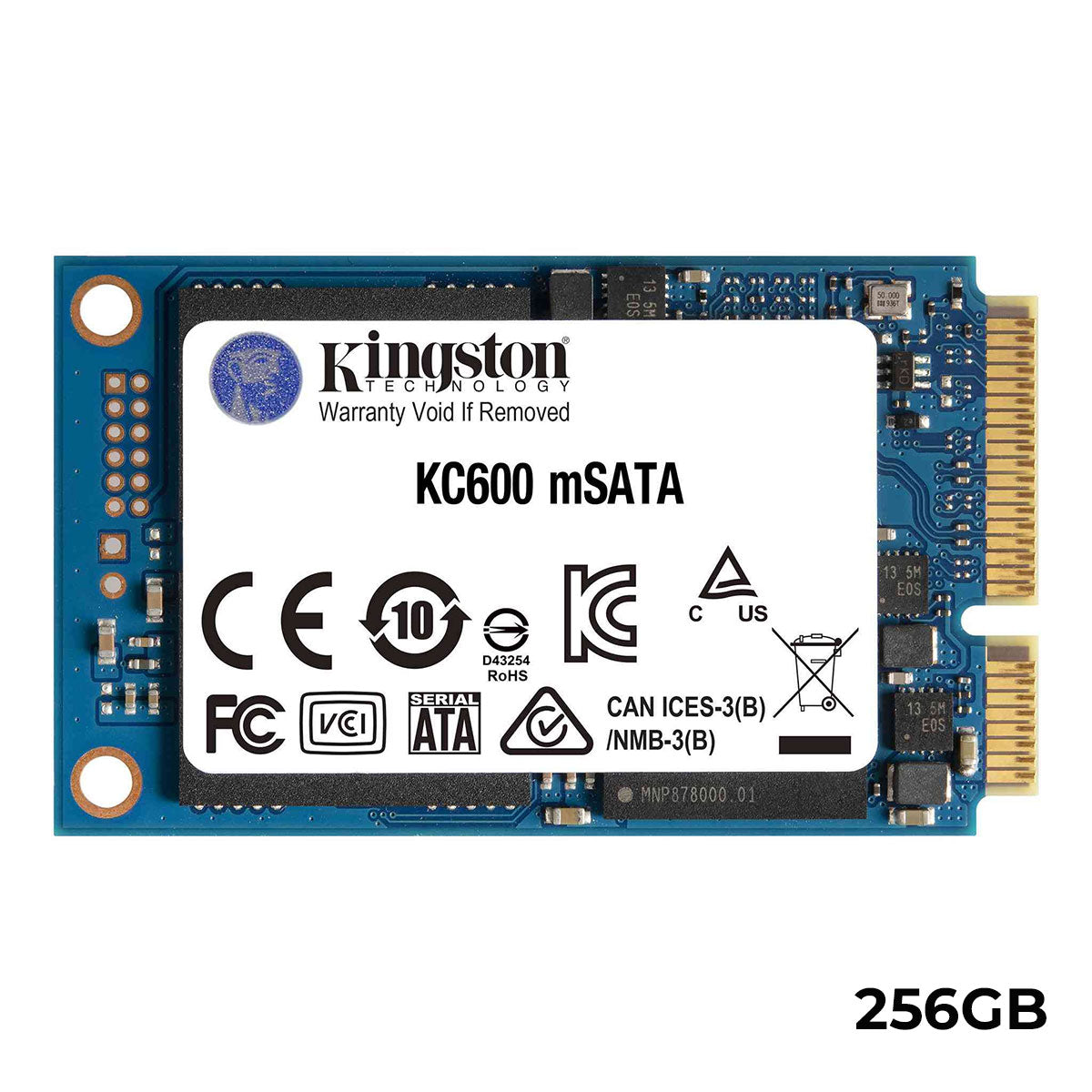 Kingston KC600 2.5" & MSATA SSD Hardware-Based Self-Encrypting Drive With 3D TLC Nand - SKC600MS (256GB, 512GB, 1024GB)