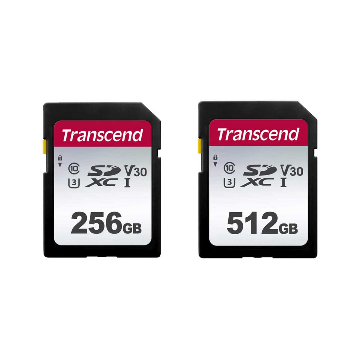 Transcend 300S SDXC UHS-I Class 10 U3 V30 100MB/S Read SD Card
