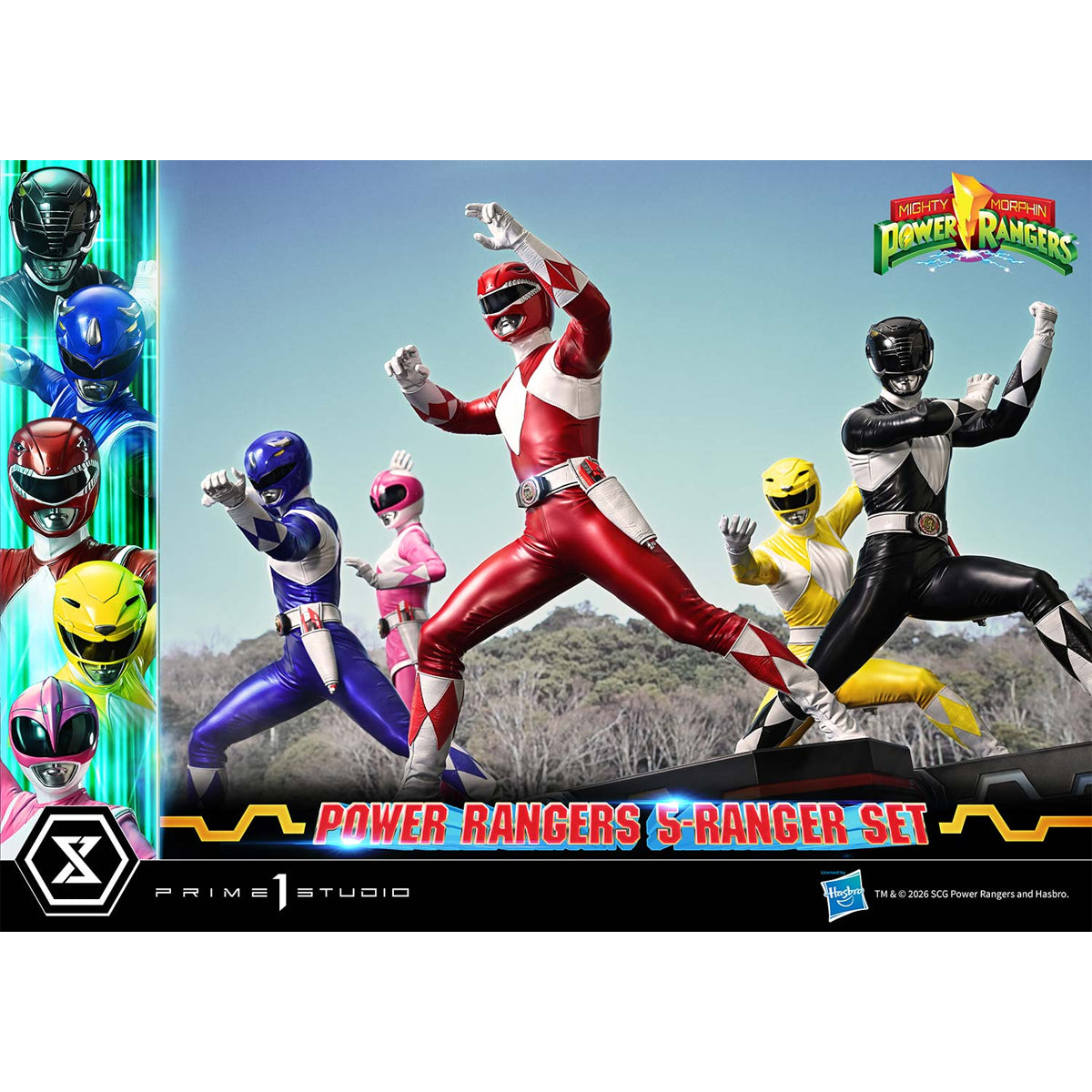 Premium Masterline Mighty Morphin Power Rangers: Power Rangers 5-Ranger Set