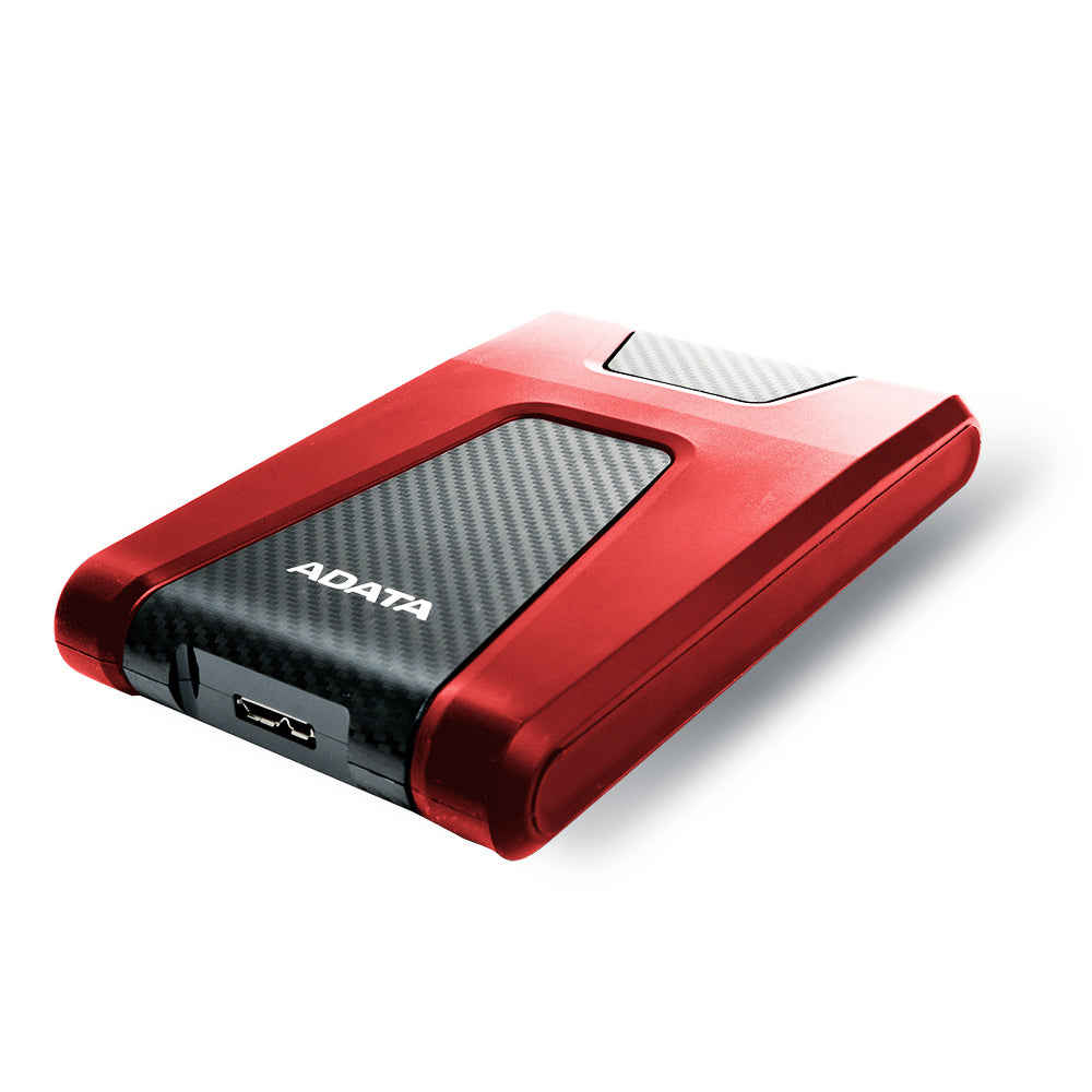 Adata HD650 Durable 2TB 2.5" External Hard Drive (Black, Blue, Red)