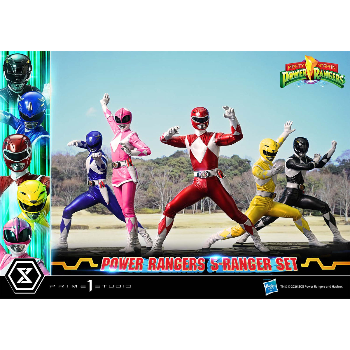 Premium Masterline Mighty Morphin Power Rangers: Power Rangers 5-Ranger Set