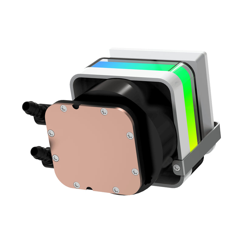 Ocypus Sigma L36 Pro 360mm ARGB AIO Liquid Cooler with 3.5" Square IPS Screen (Black, White)