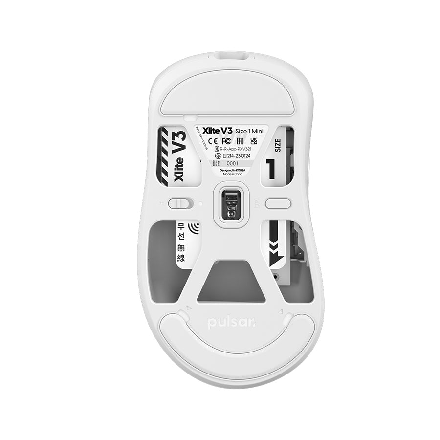 Pulsar Xlite V3 Wireless Gaming Mouse (White) Size 1 (PXV312) | DataBlitz