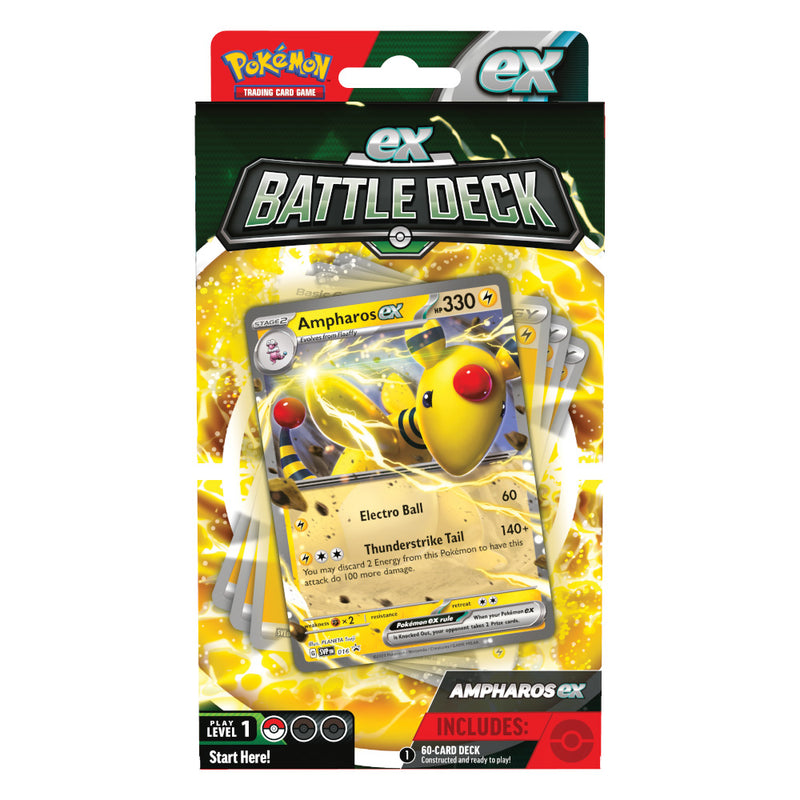 Pokemon Trading Card Game Ampharos Ex Battle Deck (290-85228)