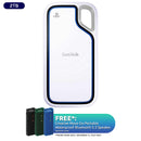 Sandisk Extreme USB 3.2 Gen 2 Up to 1050MB/s Portable SSD For PS5 (White) (1TB, 2TB)