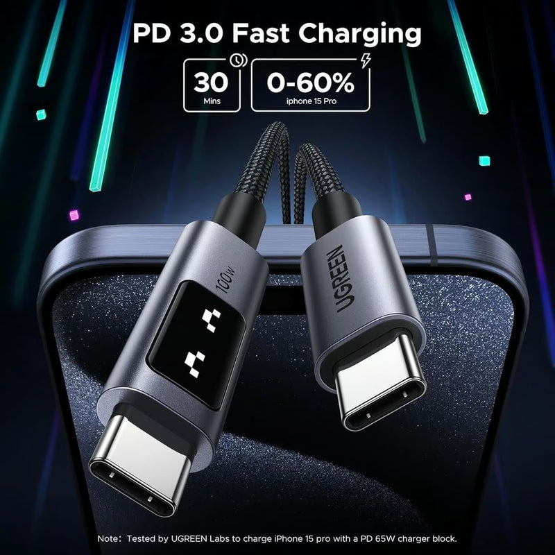 Ugreen Uno USB-C to USB-C PD 100W Fast Charging Cable