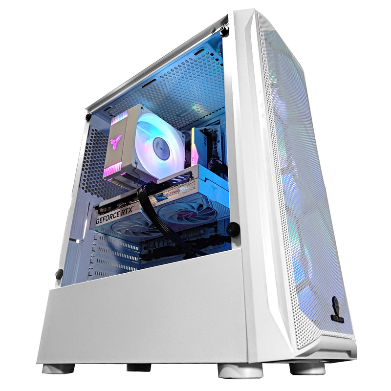 Alpha Aurora White Desktop Gaming PC | DataBlitz