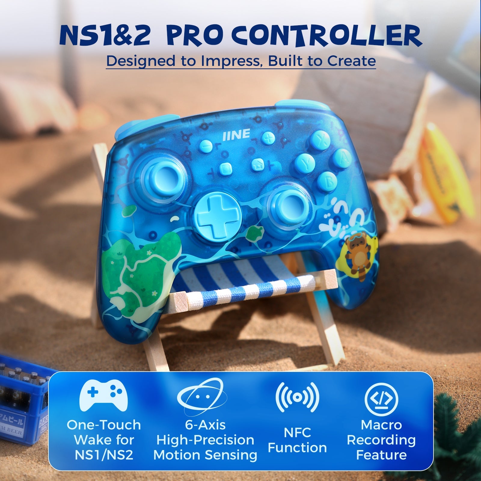 IINE Dreamy Home Paradise Wireless Controller for Nintendo Switch / Nintendo Switch 2 (L1265)
