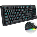 E-Yooso K-610 104 Keys Hot Swappable Wired Mechanical Keyboard Black